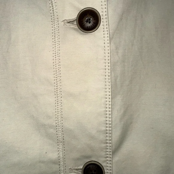 Eddie Bauer Vintage Beige and Yellow Women's Rain Jacket size XL - Picture 4 of 13